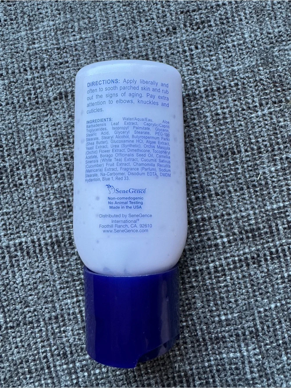 SeneGence hand cream